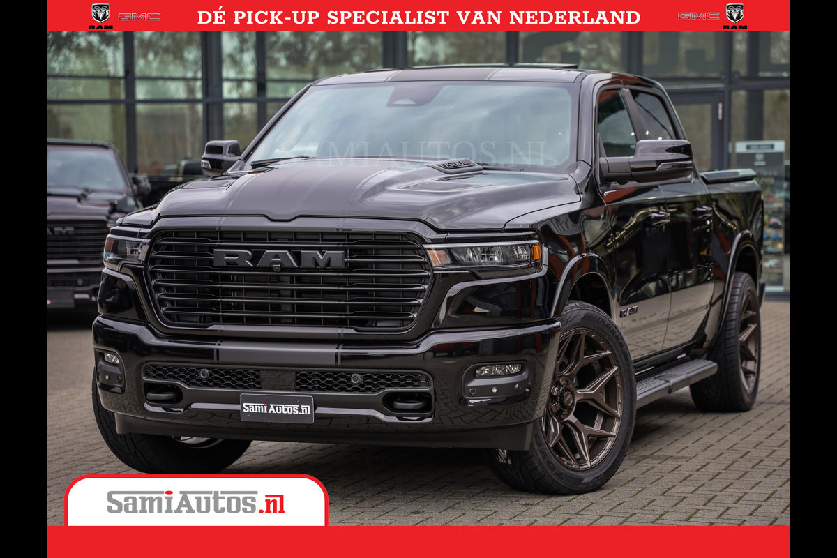Dodge Ram Laramie Night | Face Lift | 420Pk 636 Nn | Extra Groot Scherm + Passagiers Scherm | Comfortabele Dubbele Cabine met Royale 5 Zitplaatsen | BPM vrij | Nu Leverbaar uit Voorraad | Voorraad Nr 2220 - 5039 Dodge Ram Laramie Night | Face Lift | 420Pk 636 Nn | Extra Groot Scherm + Passagiers Scherm | Comfortabele Dubbele Cabine met Royale 5 Zitplaatsen | BPM vrij | Nu Leverbaar uit Voorraad | Voorraad Nr 2220 - 5039