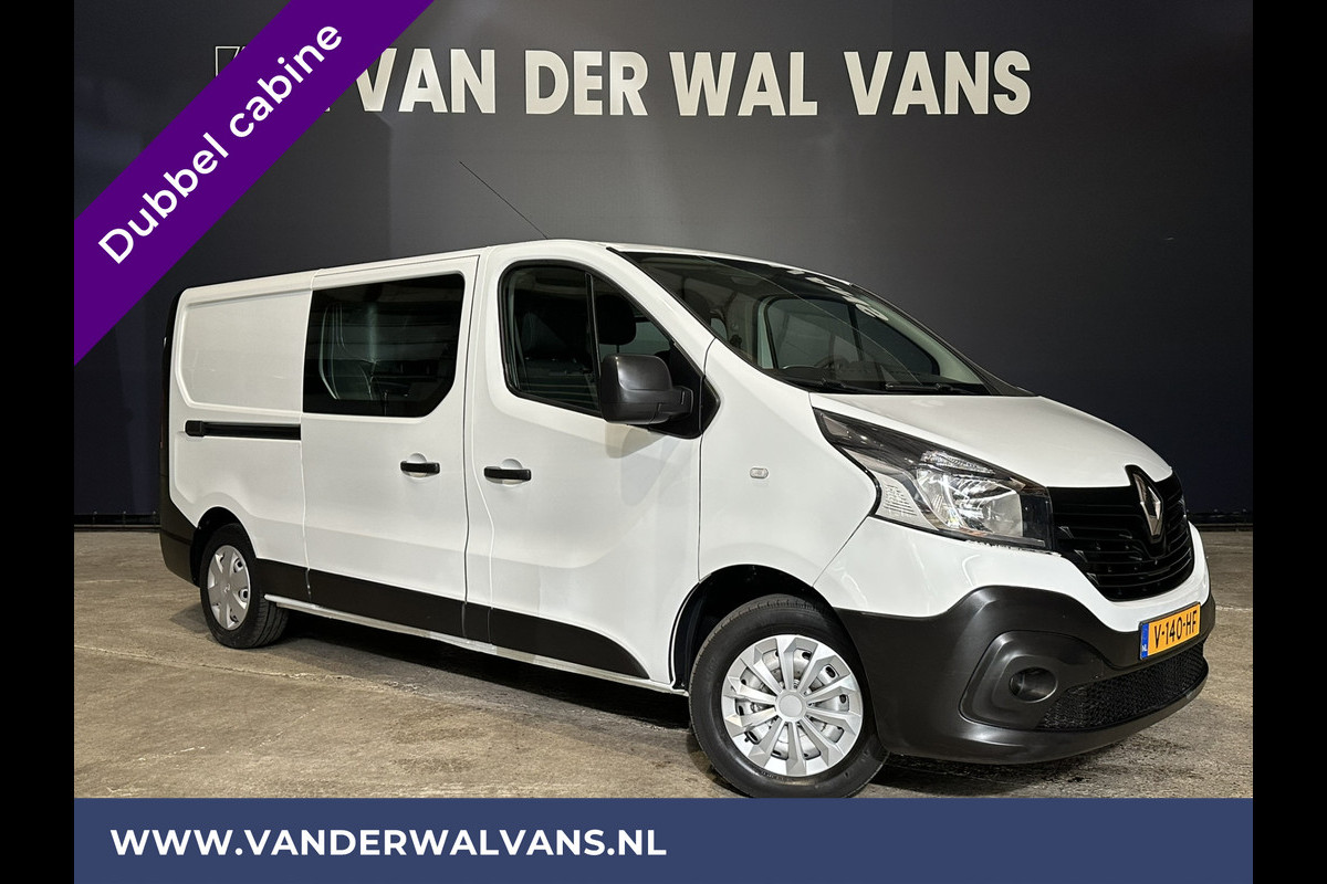 Renault Trafic 1.6 dCi L2H1 Dubbele cabine Euro6 Airco | 6-Zits | Navigatie | Cruisecontrol | Trekhaak | Parkeersensoren Renault Trafic 1.6 dCi L2H1 Dubbele cabine Euro6 Airco | 6-Zits | Navigatie | Cruisecontrol | Trekhaak | Parkeersensoren