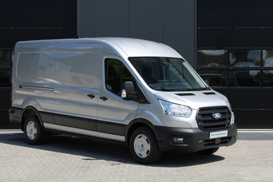 Ford Transit 350 2.0 TDCI L3H2 Trend 130pk - Facelift - 2x Schuifdeur - Adaptive Cruise - Navigatie - Blind Spot - 360 Camera - Stoel - Stuur
