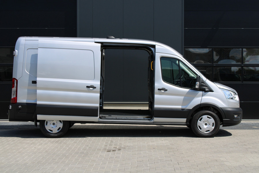 Ford Transit 350 2.0 TDCI L3H2 Trend 130pk - Facelift - 2x Schuifdeur - Adaptive Cruise - Navigatie - Blind Spot - 360 Camera - Stoel - Stuur
