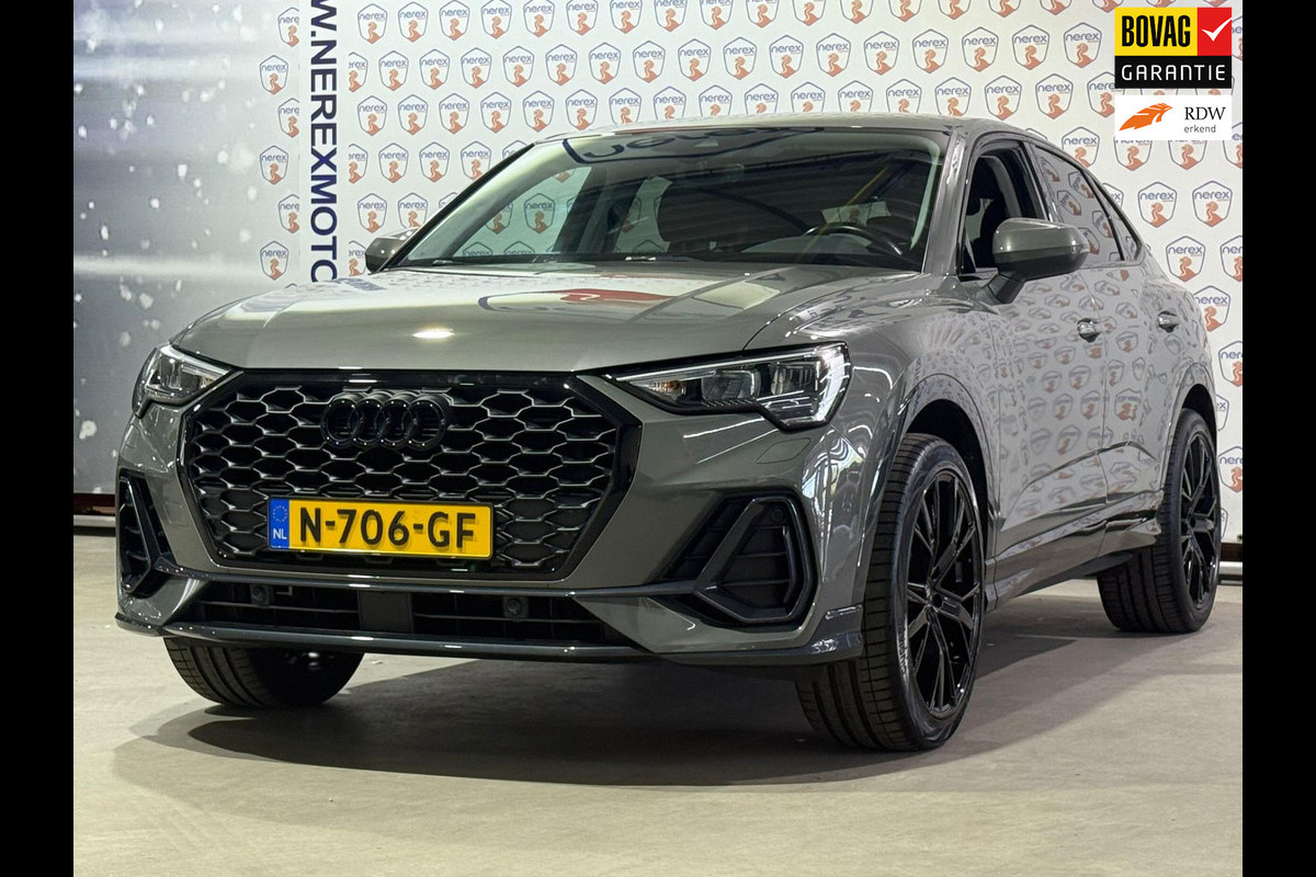 Audi Q3 Sportback 35 TFSI S Edition | Chrome delete | Apple carplay | Standkachel Audi Q3 Sportback 35 TFSI S Edition | Chrome delete | Apple carplay | Standkachel