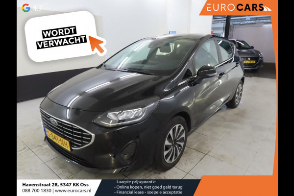 Ford Fiesta 1.0 EcoBoost Hybrid Titanium Climate control Navigatie Cruise control LED Apple Carplay/ Android Auto Achteruitrij camera Parkeersensor voor