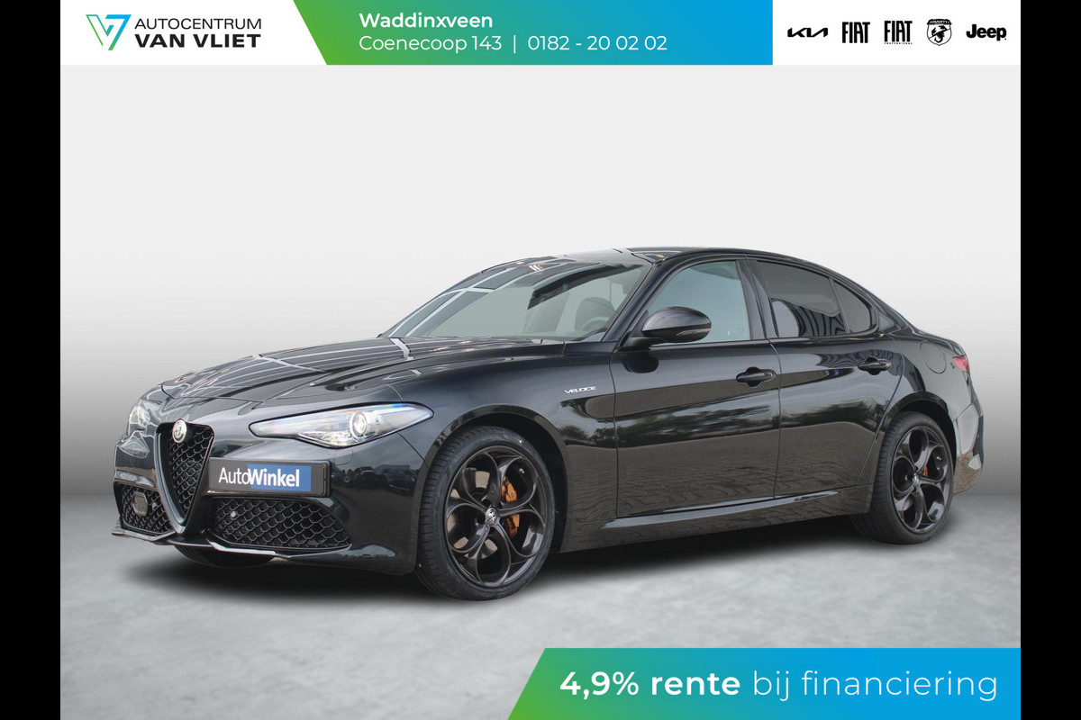 Alfa Romeo Giulia 2.0 Turbo Aut. 320pk AWD Veloce | Schuif-/Kanteldak | Xenon | Navi | Leder | Apple Carplay | 19" | Adas 2 | Stoel-/stuurverwarming | Camera | Harman Kardon Alfa Romeo Giulia 2.0 Turbo Aut. 320pk AWD Veloce | Schuif-/Kanteldak | Xenon | Navi | Leder | Apple Carplay | 19" | Adas 2 | Stoel-/stuurverwarming | Camera | Harman Kardon