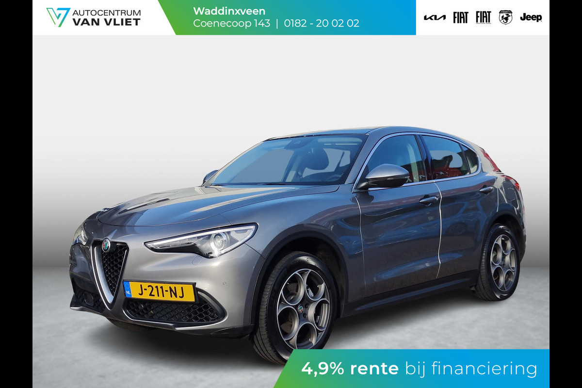 Alfa Romeo Stelvio 2.0 Turbo Aut. AWD 200pk Super | Schuif/Kantel dak | Trekhaak | Leder | Navi | Elek. Stoelen Alfa Romeo Stelvio 2.0 Turbo Aut. AWD 200pk Super | Schuif/Kantel dak | Trekhaak | Leder | Navi | Elek. Stoelen
