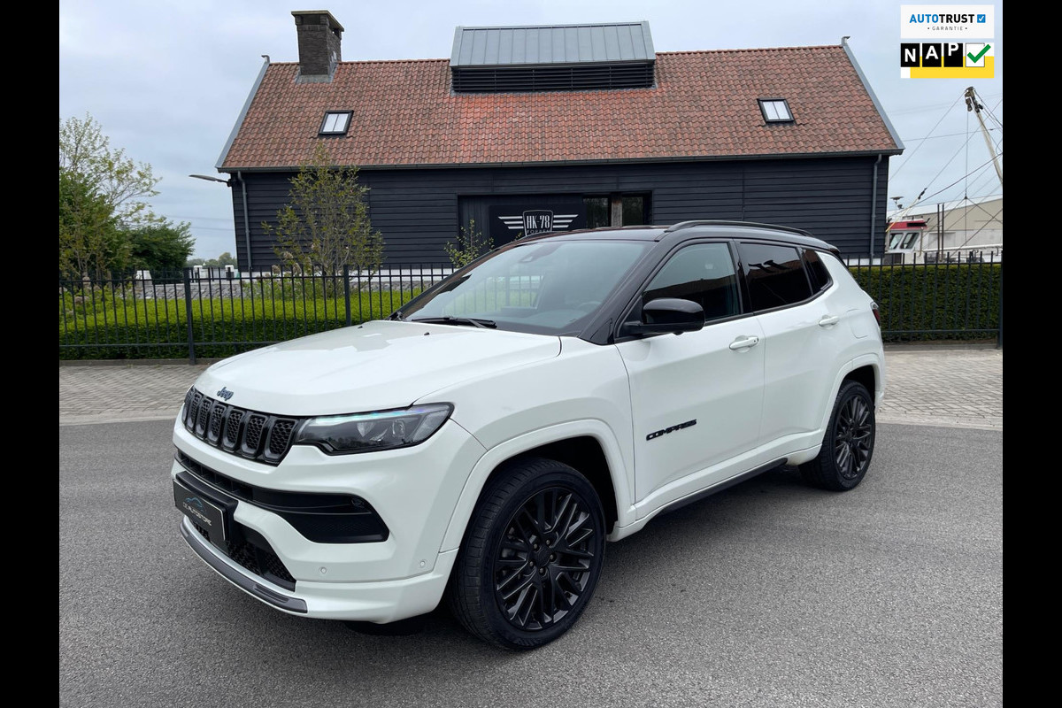 Jeep Compass 4xe 240 Plug-in Hybrid Electric S 241PK Leer Camera Trekhaak Jeep Compass 4xe 240 Plug-in Hybrid Electric S 241PK Leer Camera Trekhaak