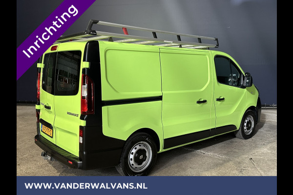 Renault Trafic 1.6 dCi L1H1 inrichting Euro6 Airco | Imperiaal | Trekhaak | Navigatie | Cruisecontrol | LED Parkeersensoren, Bijrijdersbank