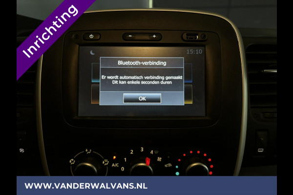 Renault Trafic 1.6 dCi L1H1 inrichting Euro6 Airco | Imperiaal | Trekhaak | Navigatie | Cruisecontrol | LED Parkeersensoren, Bijrijdersbank