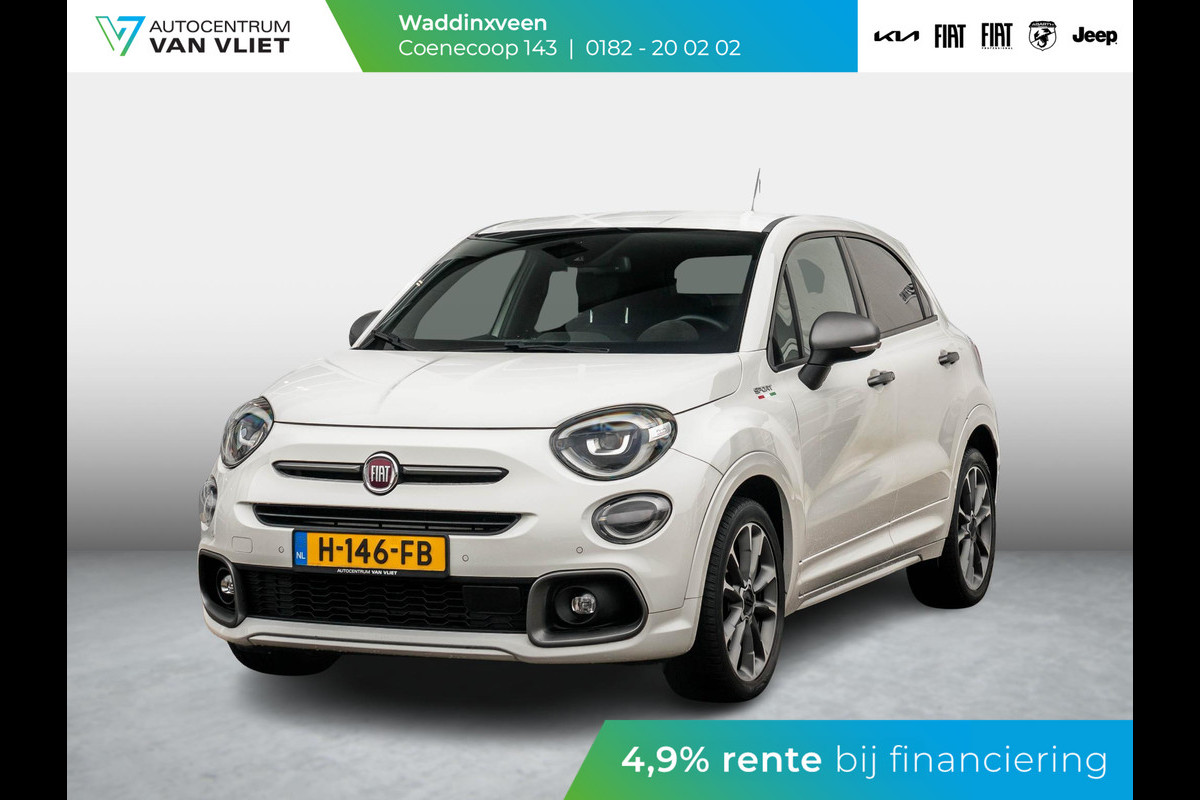 Fiat 500X 1.3 GSE Sport | Automaat | Navi | Camera | Clima | PDC | Apple Carplay | Trekhaak Fiat 500X 1.3 GSE Sport | Automaat | Navi | Camera | Clima | PDC | Apple Carplay | Trekhaak