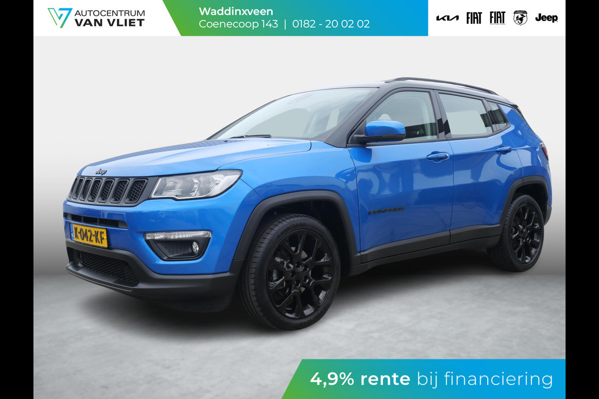 Jeep Compass 1.3T Night Eagle Liberty Edition | Trekhaak | Clima | Navi | Carplay | Camera | PDC | 19" Jeep Compass 1.3T Night Eagle Liberty Edition | Trekhaak | Clima | Navi | Carplay | Camera | PDC | 19"