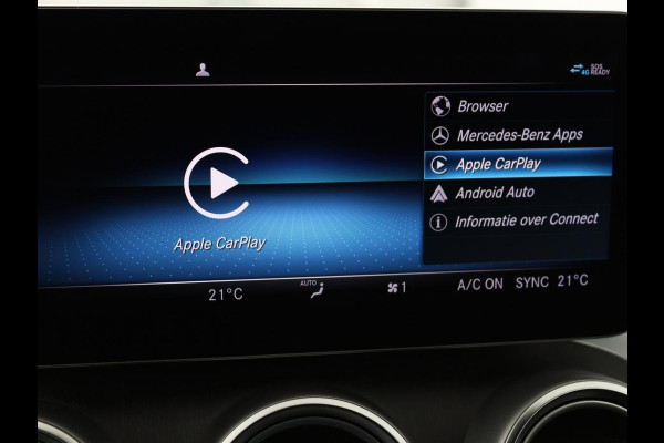 Mercedes-Benz C-Klasse 300e AMG Night | Adaptive cruise | Stoelverwarming | Carplay | Leder/Alcantara | Camera | Navigatie | Full LED
