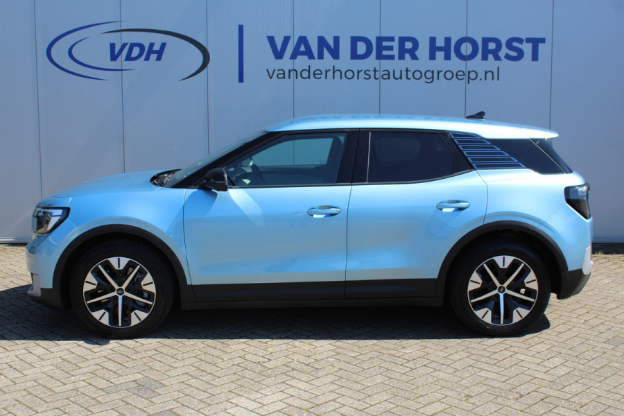 Ford Explorer Extended Range RWD 77kWh/286pk. Range 602km WLTP. Van €. 47650,- voor €. 39895,-. Fabr. garantie t/m 06-10-2028 ! Volautm. airco, elektr. achterklep, navigatie, stoel- en stuurwielverw., adaptieve cruise cntrl, lane- en side assist, 360gr. camera, LM wielen, etc