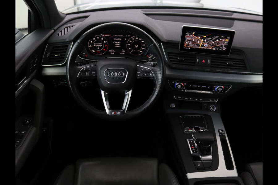 Audi Q5 55 TFSIe S Edition | Trekhaak | Leder | Adaptive cruise | 360 camera | Carplay | Navigatie | Virtual Cockpit | Luchtvering | Matrix LED