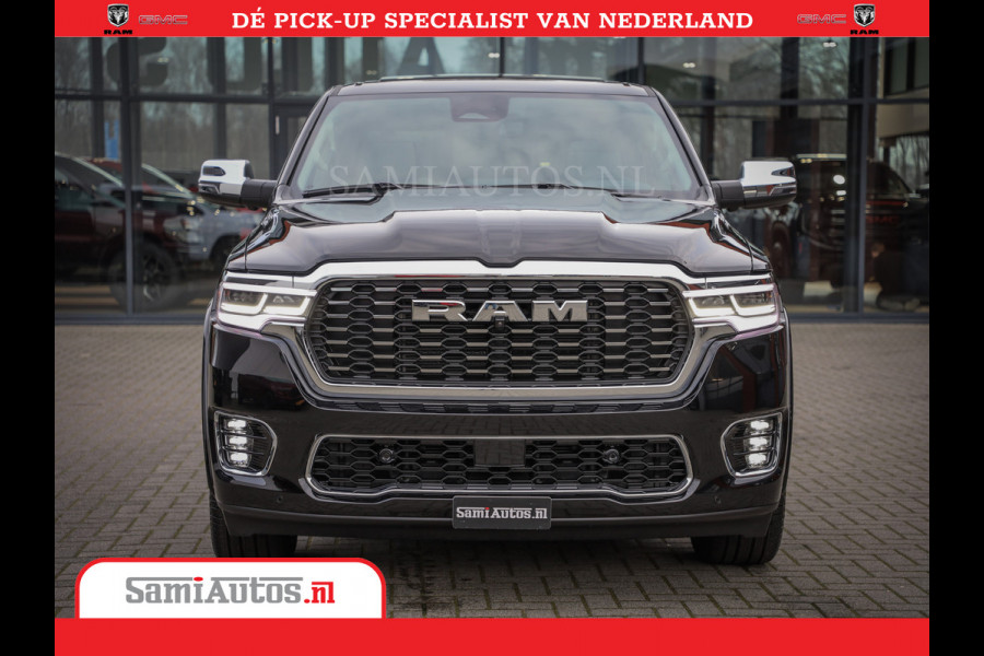 Dodge Ram 1500 Tungsten | De Meest Luxe Pick-Up op de Markt | 540 Pk 706 Nm | Exclusieve en Kracht | Comfortabele Dubbele Cabine met Royale 5 Zitplaatsen | BPM vrij | Nu Leverbaar uit Voorraad | Voorraad Nr 2321 - 8586