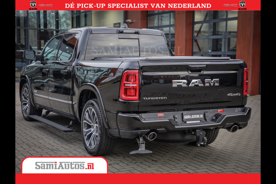 Dodge Ram 1500 Tungsten | De Meest Luxe Pick-Up op de Markt | 540 Pk 706 Nm | Exclusieve en Kracht | Comfortabele Dubbele Cabine met Royale 5 Zitplaatsen | BPM vrij | Nu Leverbaar uit Voorraad | Voorraad Nr 2321 - 8586