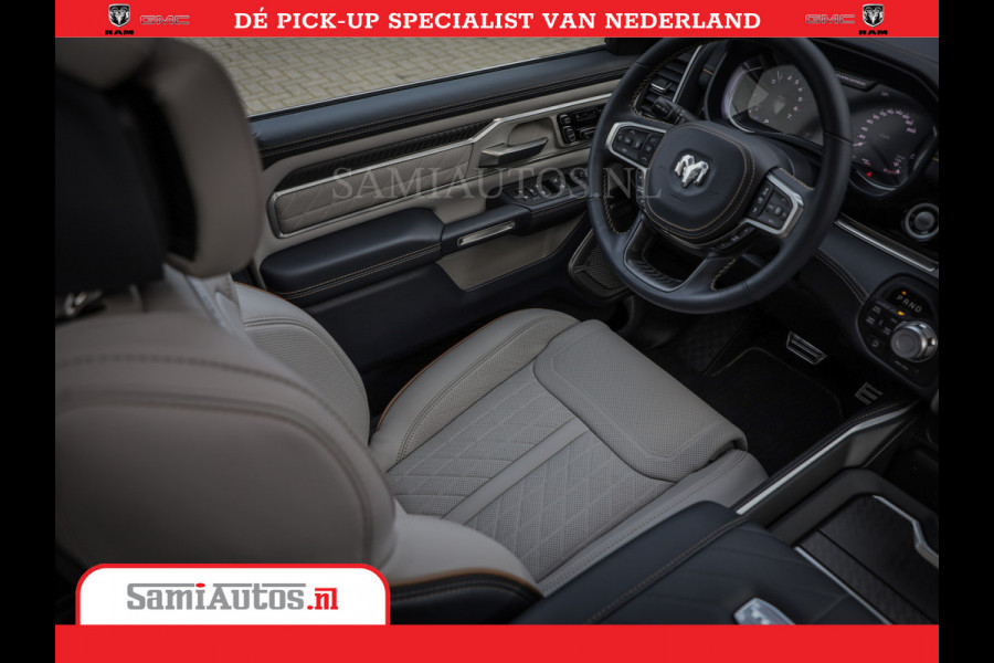 Dodge Ram 1500 Tungsten | De Meest Luxe Pick-Up op de Markt | 540 Pk 706 Nm | Exclusieve en Kracht | Comfortabele Dubbele Cabine met Royale 5 Zitplaatsen | BPM vrij | Nu Leverbaar uit Voorraad | Voorraad Nr 2321 - 8586