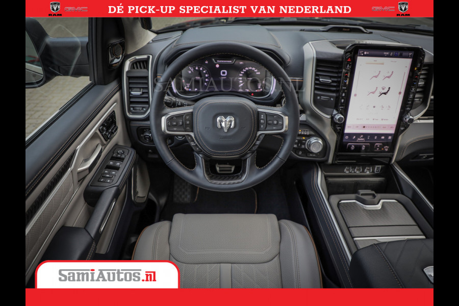 Dodge Ram 1500 Tungsten | De Meest Luxe Pick-Up op de Markt | 540 Pk 706 Nm | Exclusieve en Kracht | Comfortabele Dubbele Cabine met Royale 5 Zitplaatsen | BPM vrij | Nu Leverbaar uit Voorraad | Voorraad Nr 2321 - 8586