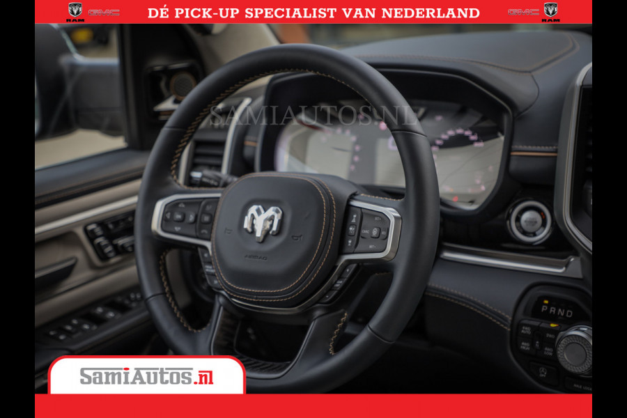 Dodge Ram 1500 Tungsten | De Meest Luxe Pick-Up op de Markt | 540 Pk 706 Nm | Exclusieve en Kracht | Comfortabele Dubbele Cabine met Royale 5 Zitplaatsen | BPM vrij | Nu Leverbaar uit Voorraad | Voorraad Nr 2321 - 8586