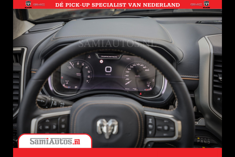 Dodge Ram 1500 Tungsten | De Meest Luxe Pick-Up op de Markt | 540 Pk 706 Nm | Exclusieve en Kracht | Comfortabele Dubbele Cabine met Royale 5 Zitplaatsen | BPM vrij | Nu Leverbaar uit Voorraad | Voorraad Nr 2321 - 8586