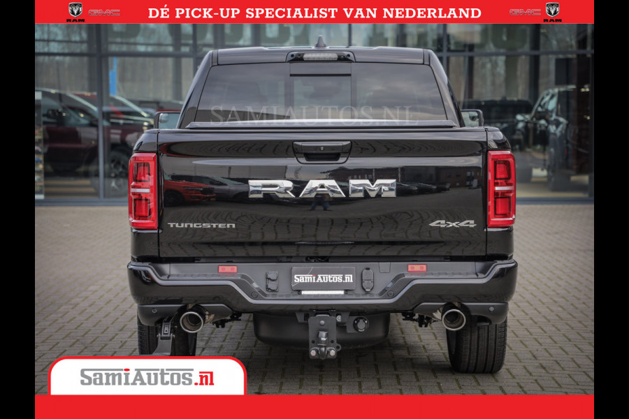Dodge Ram 1500 Tungsten | De Meest Luxe Pick-Up op de Markt | 540 Pk 706 Nm | Exclusieve en Kracht | Comfortabele Dubbele Cabine met Royale 5 Zitplaatsen | BPM vrij | Nu Leverbaar uit Voorraad | Voorraad Nr 2321 - 8586