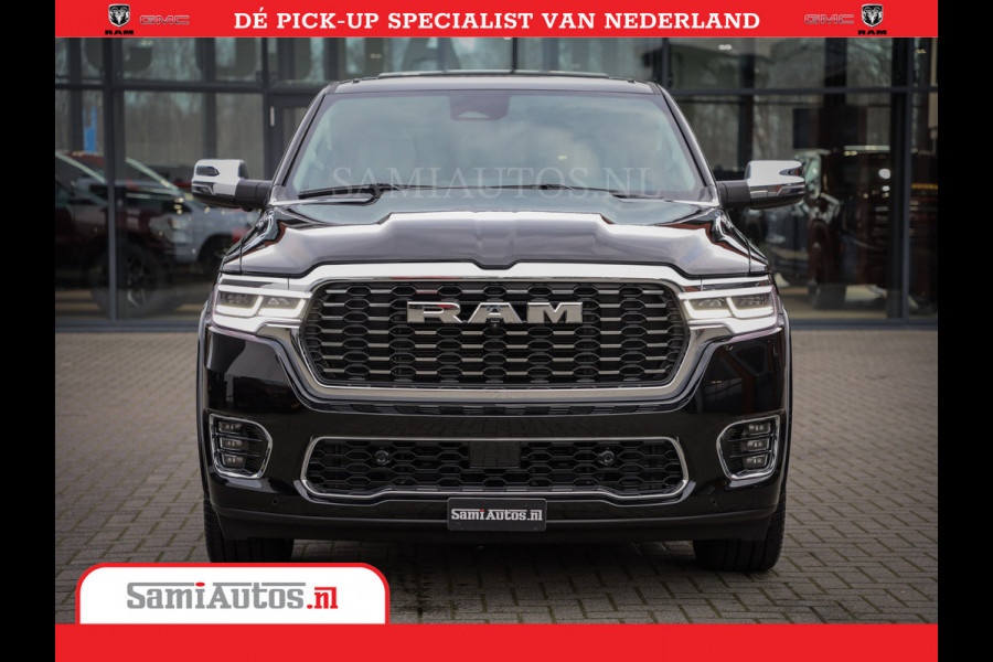 Dodge Ram 1500 Tungsten | De Meest Luxe Pick-Up op de Markt | 540 Pk 706 Nm | Exclusieve en Kracht | Comfortabele Dubbele Cabine met Royale 5 Zitplaatsen | BPM vrij | Nu Leverbaar uit Voorraad | Voorraad Nr 2321 - 8586