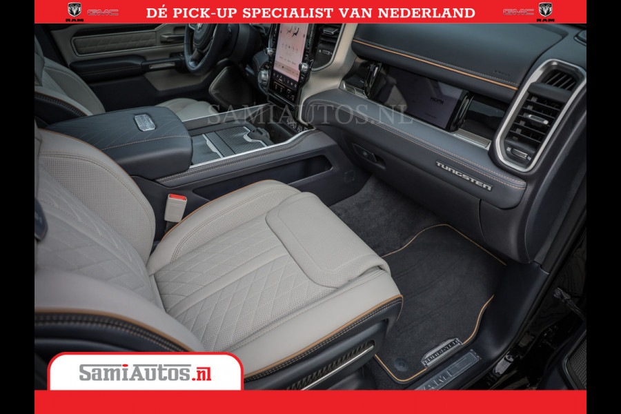 Dodge Ram 1500 Tungsten | De Meest Luxe Pick-Up op de Markt | 540 Pk 706 Nm | Exclusieve en Kracht | Comfortabele Dubbele Cabine met Royale 5 Zitplaatsen | BPM vrij | Nu Leverbaar uit Voorraad | Voorraad Nr 2321 - 8586