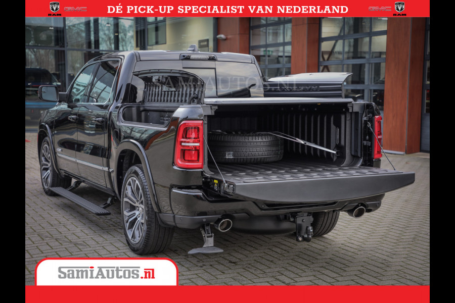 Dodge Ram 1500 Tungsten | De Meest Luxe Pick-Up op de Markt | 540 Pk 706 Nm | Exclusieve en Kracht | Comfortabele Dubbele Cabine met Royale 5 Zitplaatsen | BPM vrij | Nu Leverbaar uit Voorraad | Voorraad Nr 2321 - 8586
