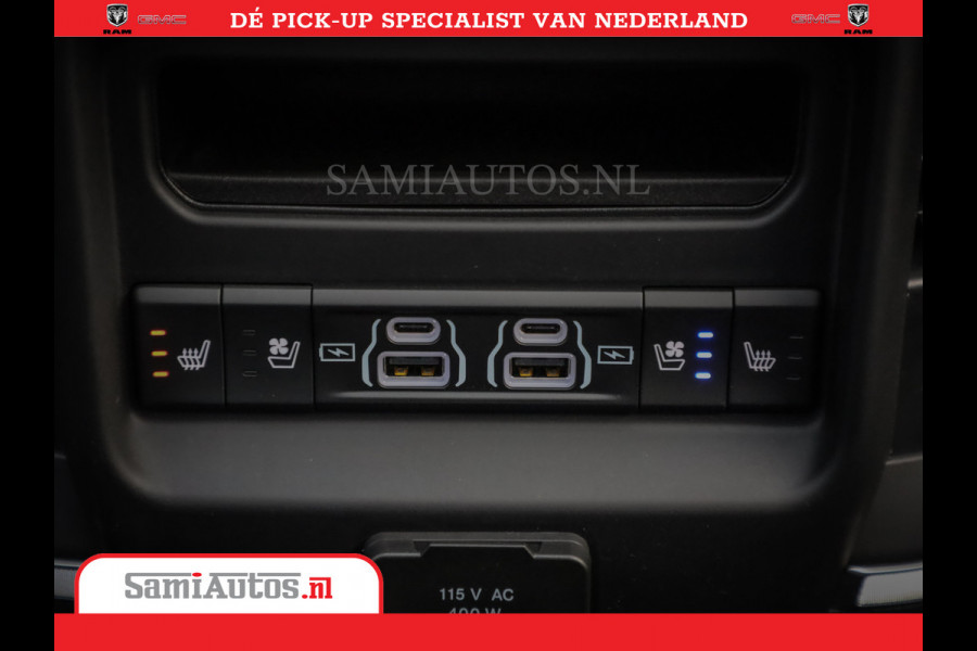 Dodge Ram 1500 Tungsten | De Meest Luxe Pick-Up op de Markt | 540 Pk 706 Nm | Exclusieve en Kracht | Comfortabele Dubbele Cabine met Royale 5 Zitplaatsen | BPM vrij | Nu Leverbaar uit Voorraad | Voorraad Nr 2321 - 8586