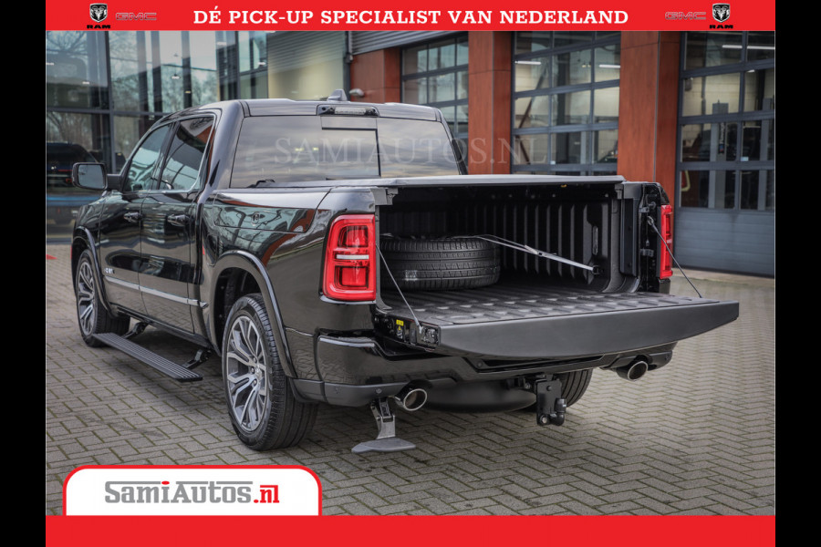 Dodge Ram 1500 Tungsten | De Meest Luxe Pick-Up op de Markt | 540 Pk 706 Nm | Exclusieve en Kracht | Comfortabele Dubbele Cabine met Royale 5 Zitplaatsen | BPM vrij | Nu Leverbaar uit Voorraad | Voorraad Nr 2321 - 8586