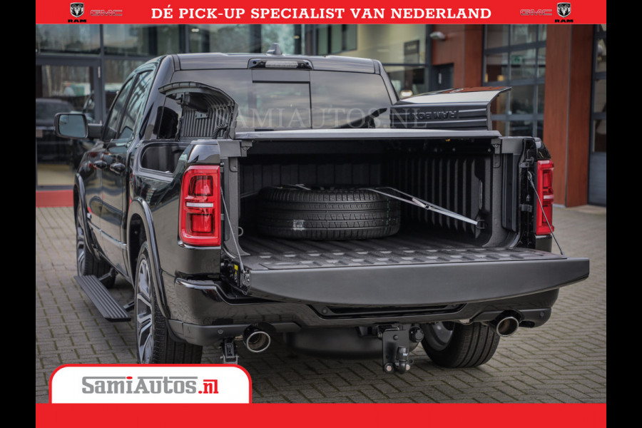 Dodge Ram 1500 Tungsten | De Meest Luxe Pick-Up op de Markt | 540 Pk 706 Nm | Exclusieve en Kracht | Comfortabele Dubbele Cabine met Royale 5 Zitplaatsen | BPM vrij | Nu Leverbaar uit Voorraad | Voorraad Nr 2321 - 8586