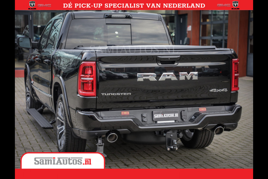 Dodge Ram 1500 Tungsten | De Meest Luxe Pick-Up op de Markt | 540 Pk 706 Nm | Exclusieve en Kracht | Comfortabele Dubbele Cabine met Royale 5 Zitplaatsen | BPM vrij | Nu Leverbaar uit Voorraad | Voorraad Nr 2321 - 8586