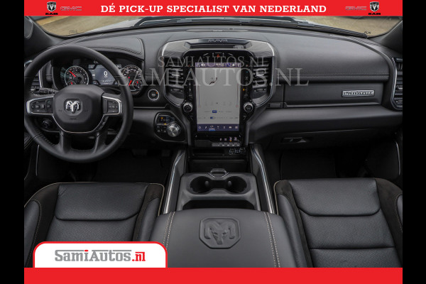 Dodge Ram 1500 Laramie Night | V8 5,7 402HP | Krachtige Hemi | Comfortabele Dubbele Cabine met Royale 5 Zitplaatsen | BPM vrij | Nu Leverbaar uit Voorraad | Voorraad Nr 2015 - 4725