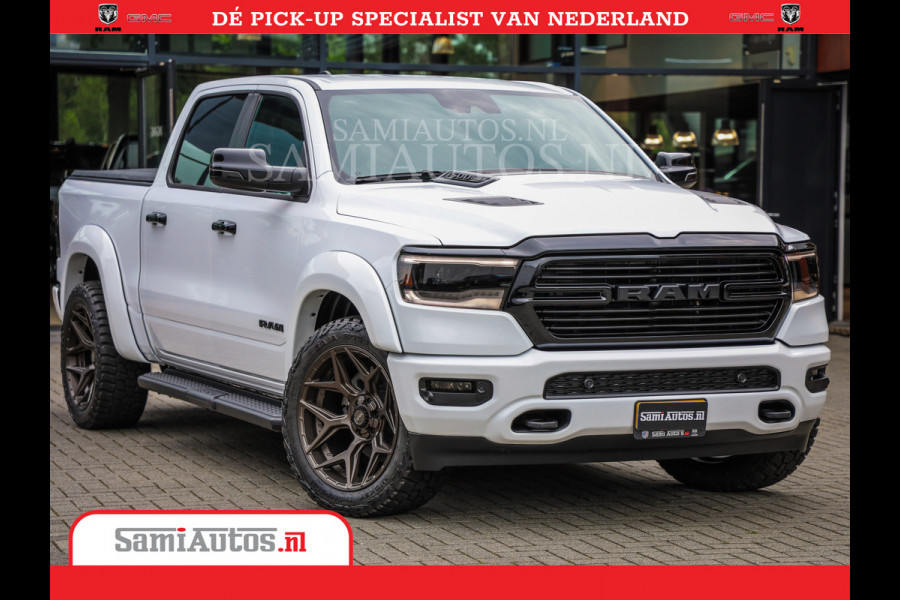 Dodge Ram 1500 Laramie Night | V8 5,7 402HP | Krachtige Hemi | Comfortabele Dubbele Cabine met Royale 5 Zitplaatsen | BPM vrij | Nu Leverbaar uit Voorraad | Voorraad Nr 2015 - 4725