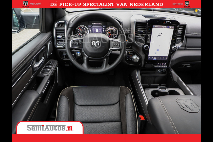 Dodge Ram 1500 Laramie Night | V8 5,7 402HP | Krachtige Hemi | Comfortabele Dubbele Cabine met Royale 5 Zitplaatsen | BPM vrij | Nu Leverbaar uit Voorraad | Voorraad Nr 2015 - 4725