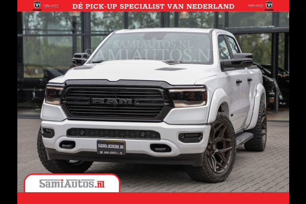 Dodge Ram 1500 Laramie Night | V8 5,7 402HP | Krachtige Hemi | Comfortabele Dubbele Cabine met Royale 5 Zitplaatsen | BPM vrij | Nu Leverbaar uit Voorraad | Voorraad Nr 2015 - 4725
