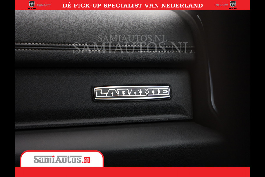 Dodge Ram 1500 Laramie Night | V8 5,7 402HP | Krachtige Hemi | Comfortabele Dubbele Cabine met Royale 5 Zitplaatsen | BPM vrij | Nu Leverbaar uit Voorraad | Voorraad Nr 2015 - 4725