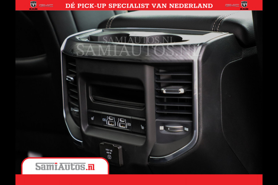 Dodge Ram 1500 Laramie Night | V8 5,7 402HP | Krachtige Hemi | Comfortabele Dubbele Cabine met Royale 5 Zitplaatsen | BPM vrij | Nu Leverbaar uit Voorraad | Voorraad Nr 2015 - 4725