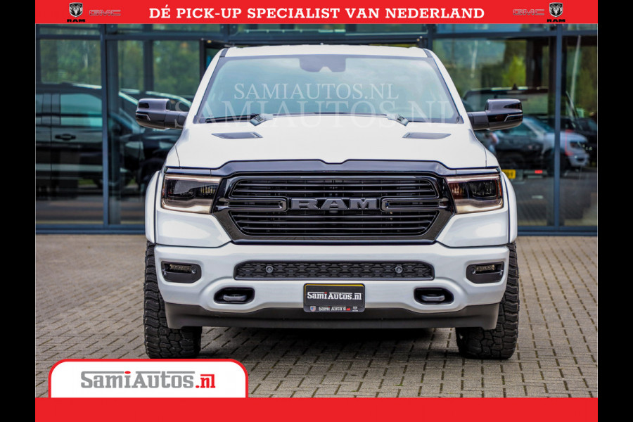 Dodge Ram 1500 Laramie Night | V8 5,7 402HP | Krachtige Hemi | Comfortabele Dubbele Cabine met Royale 5 Zitplaatsen | BPM vrij | Nu Leverbaar uit Voorraad | Voorraad Nr 2015 - 4725
