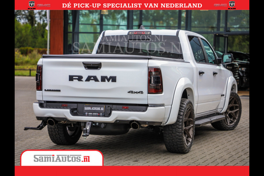 Dodge Ram 1500 Laramie Night | V8 5,7 402HP | Krachtige Hemi | Comfortabele Dubbele Cabine met Royale 5 Zitplaatsen | BPM vrij | Nu Leverbaar uit Voorraad | Voorraad Nr 2015 - 4725