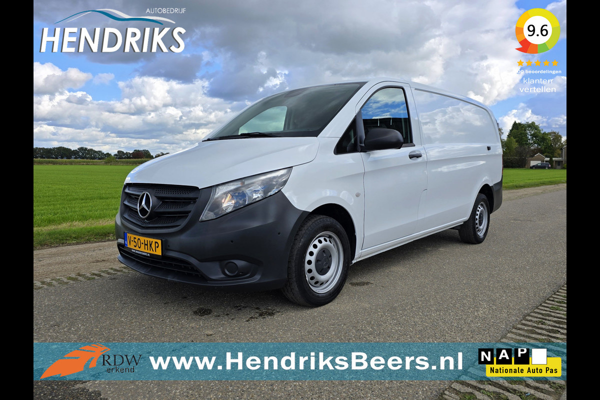 Mercedes-Benz Vito 116 CDI Lang L2 H1 - 160 Pk - Euro 6 - AUTOMAAT - Navi - ParkeerCamera - StoelVerwarming Mercedes-Benz Vito 116 CDI Lang L2 H1 - 160 Pk - Euro 6 - AUTOMAAT - Navi - ParkeerCamera - StoelVerwarming