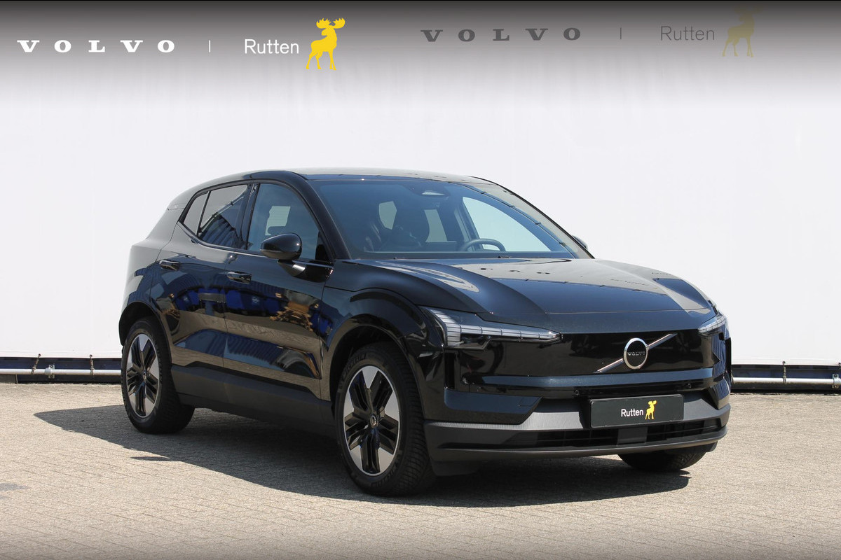 Volvo EX30 Single Motor Plus 272PK Automaat 51 kWh Google Services / 18" lichtmetalen velgen incl all seasonbanden / Parkeer sensoren voor en achter met parkeercamera achter / Adaptieve Cruise Control Volvo EX30 Single Motor Plus 272PK Automaat 51 kWh Google Services / 18" lichtmetalen velgen incl all seasonbanden / Parkeer sensoren voor en achter met parkeercamera achter / Adaptieve Cruise Control