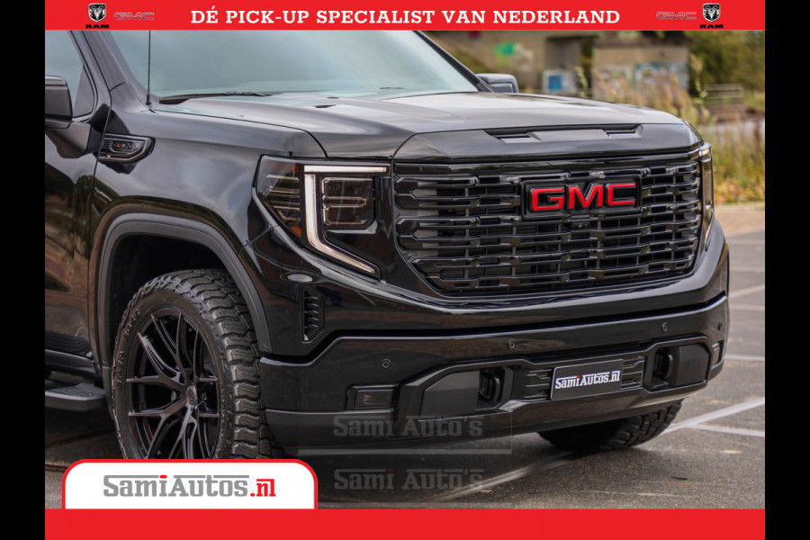 GMC Sierra DENALI 6.2 V8 426PK | Full Option | De Meest Luxe Pick-Up in zijn Klasse | Comfortabele Dubbele Cabine met Royale 5 Zitplaatsen | BPM vrij | Nu Leverbaar uit Voorraad | Voorraad Nr 419189