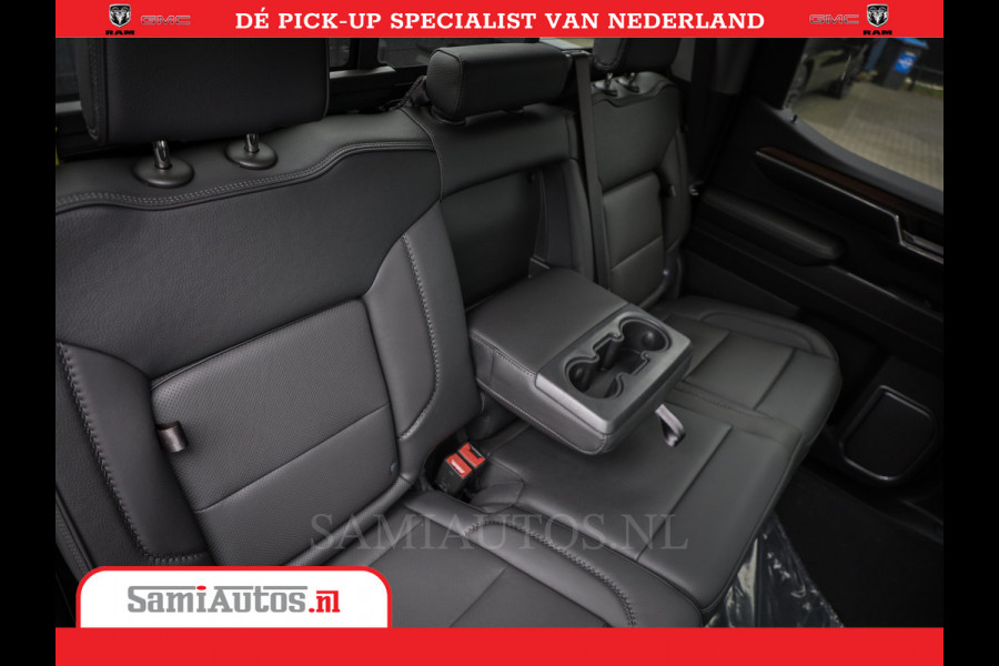 GMC Sierra DENALI 6.2 V8 426PK | Full Option | De Meest Luxe Pick-Up in zijn Klasse | Comfortabele Dubbele Cabine met Royale 5 Zitplaatsen | BPM vrij | Nu Leverbaar uit Voorraad | Voorraad Nr 419189