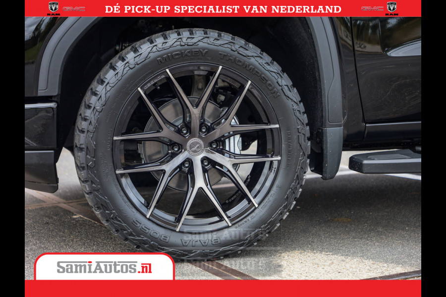 GMC Sierra DENALI 6.2 V8 426PK | Full Option | De Meest Luxe Pick-Up in zijn Klasse | Comfortabele Dubbele Cabine met Royale 5 Zitplaatsen | BPM vrij | Nu Leverbaar uit Voorraad | Voorraad Nr 419189