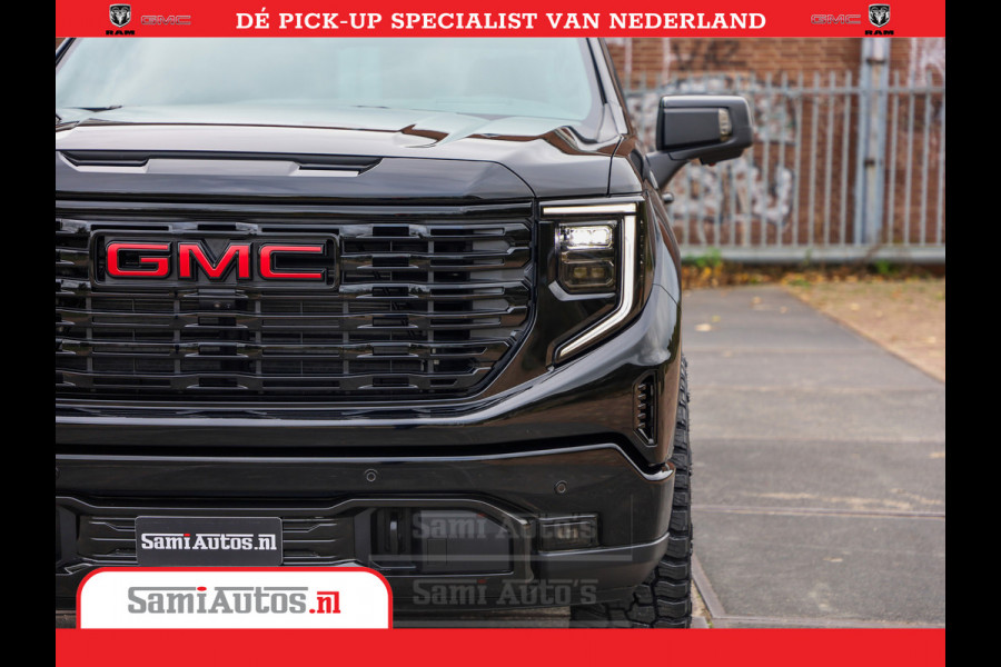 GMC Sierra DENALI 6.2 V8 426PK | Full Option | De Meest Luxe Pick-Up in zijn Klasse | Comfortabele Dubbele Cabine met Royale 5 Zitplaatsen | BPM vrij | Nu Leverbaar uit Voorraad | Voorraad Nr 419189