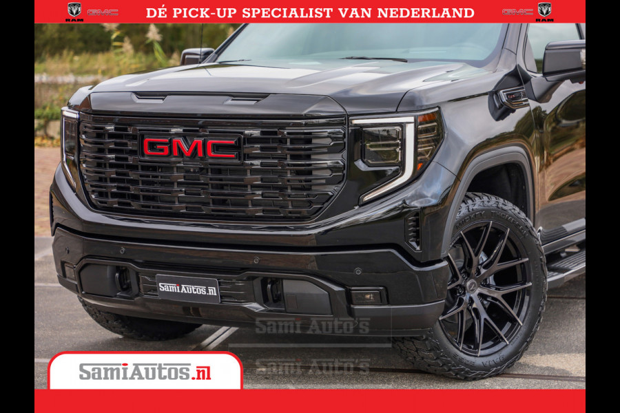 GMC Sierra DENALI 6.2 V8 426PK | Full Option | De Meest Luxe Pick-Up in zijn Klasse | Comfortabele Dubbele Cabine met Royale 5 Zitplaatsen | BPM vrij | Nu Leverbaar uit Voorraad | Voorraad Nr 419189