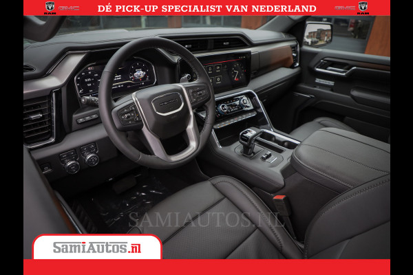 GMC Sierra DENALI 6.2 V8 426PK | Full Option | De Meest Luxe Pick-Up in zijn Klasse | Comfortabele Dubbele Cabine met Royale 5 Zitplaatsen | BPM vrij | Nu Leverbaar uit Voorraad | Voorraad Nr 419189