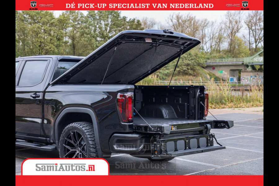 GMC Sierra DENALI 6.2 V8 426PK | Full Option | De Meest Luxe Pick-Up in zijn Klasse | Comfortabele Dubbele Cabine met Royale 5 Zitplaatsen | BPM vrij | Nu Leverbaar uit Voorraad | Voorraad Nr 419189