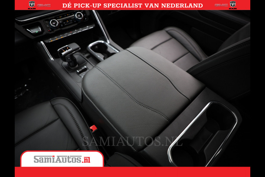 GMC Sierra DENALI 6.2 V8 426PK | Full Option | De Meest Luxe Pick-Up in zijn Klasse | Comfortabele Dubbele Cabine met Royale 5 Zitplaatsen | BPM vrij | Nu Leverbaar uit Voorraad | Voorraad Nr 419189
