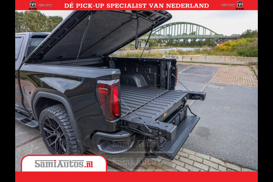 GMC Sierra DENALI 6.2 V8 426PK | Full Option | De Meest Luxe Pick-Up in zijn Klasse | Comfortabele Dubbele Cabine met Royale 5 Zitplaatsen | BPM vrij | Nu Leverbaar uit Voorraad | Voorraad Nr 419189