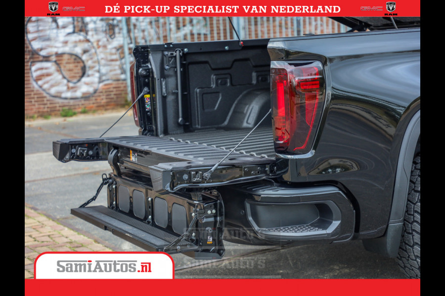 GMC Sierra DENALI 6.2 V8 426PK | Full Option | De Meest Luxe Pick-Up in zijn Klasse | Comfortabele Dubbele Cabine met Royale 5 Zitplaatsen | BPM vrij | Nu Leverbaar uit Voorraad | Voorraad Nr 419189
